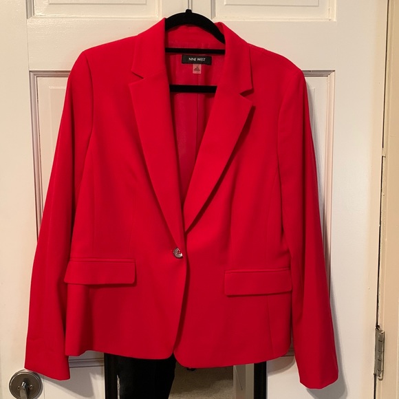 Nine West Red Blazer